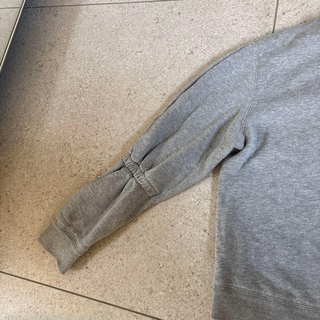 美品　MONCLER モンクレール ロゴワッペントレーナー XSストーン グレー