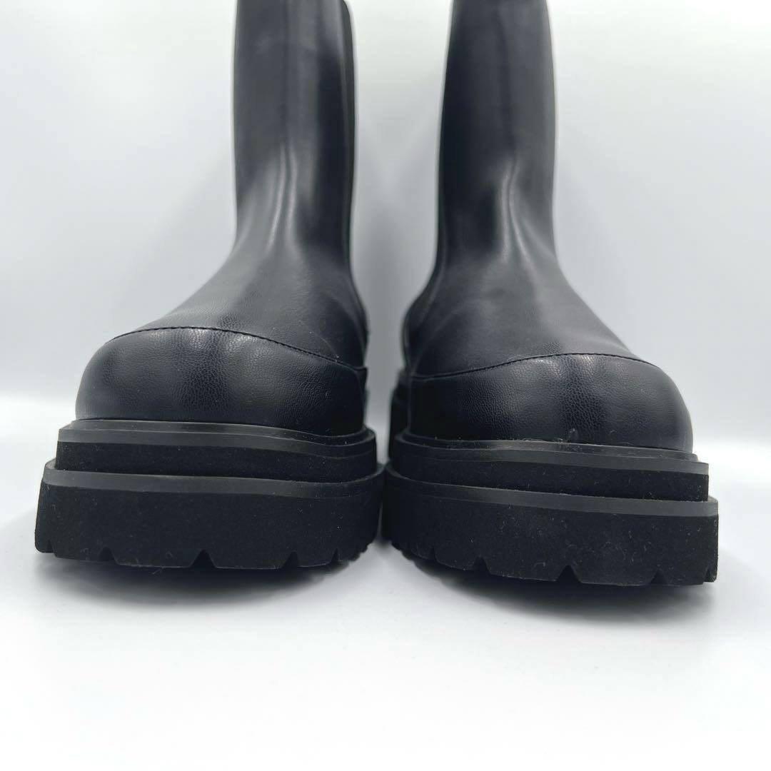 新品✨定価19800円✨emmi サイドゴアブーツ 厚底 ブラック