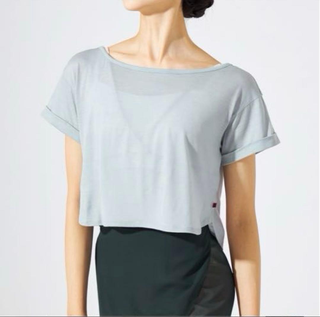 チャコット AKANE TAKADA バレエ Tシャツ アクアグリーン