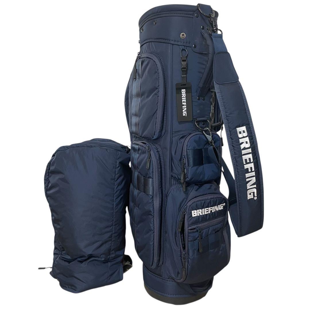 【極美品✨】BRIEFING 軽量 キャディバッグ CR-6 ネイビー ゴルフ