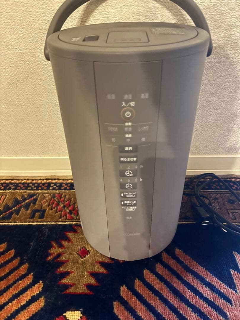 象印　スチーム式加湿器　EE-DD50 グレー　ポット洗浄付き