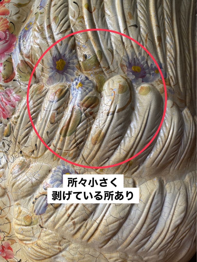 特大 白鳥 置物 インテリア 傘立て 玄関 アンティーク