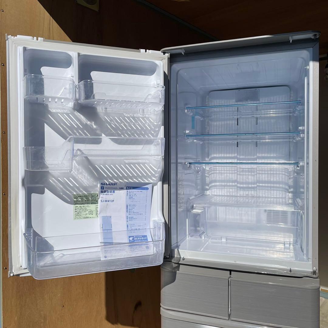 送料設置無料　両開き　5ドア　SHARP 自動製氷機付