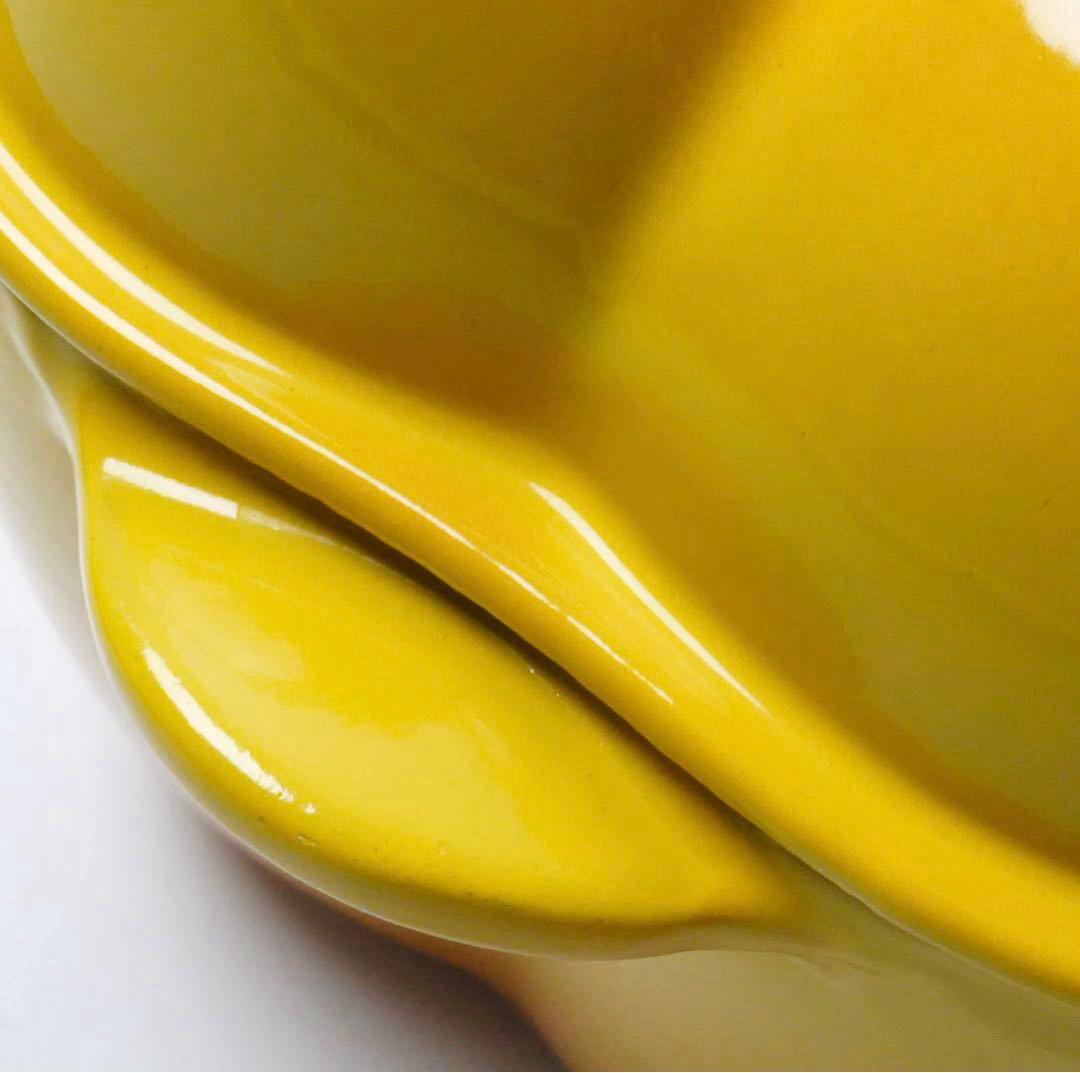 【極美品】LE CREUSET　ピーマンココット　ディジョンイエロー　18cm