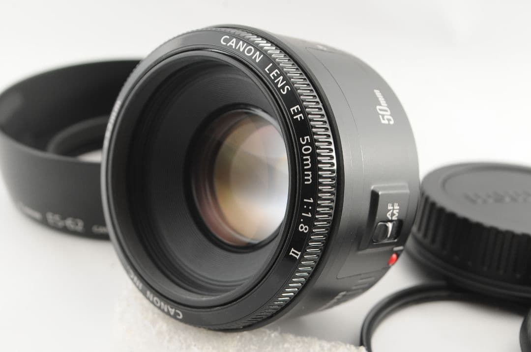 Canon EF50mm F1.8 Ⅱ 【撒き餌レンズ／ポーチ付き】