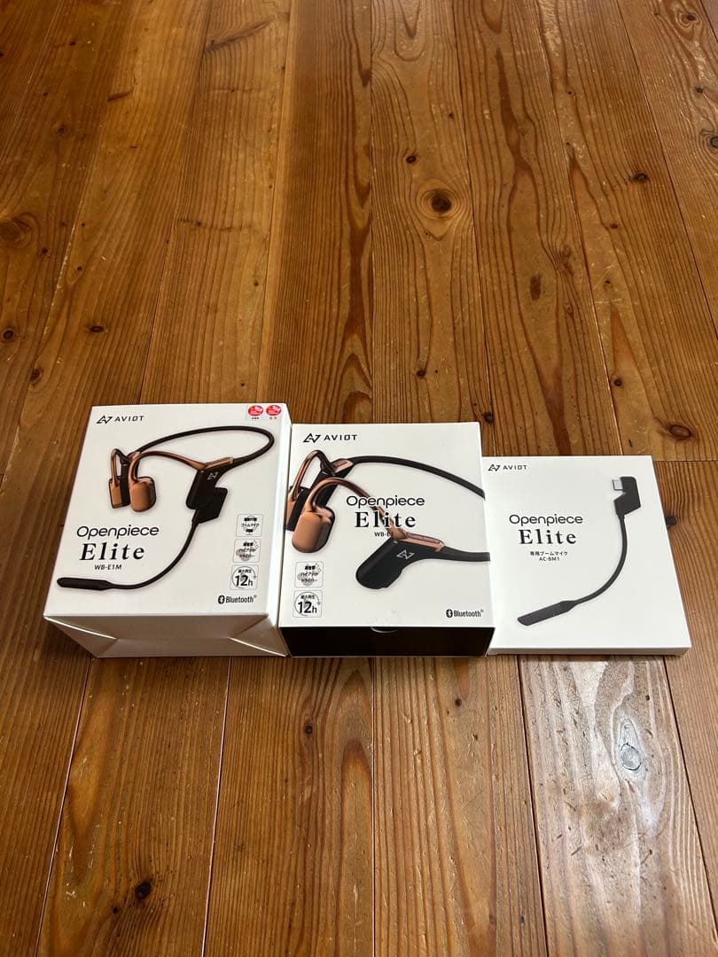 AVIOT WB-E1M 骨伝導 ヘッドセット ブルブームマイク同梱