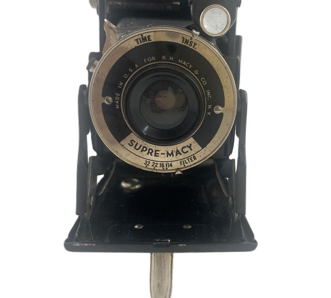 ◇希少 レア Supre-Macy 蛇腹 フィルムカメラ 1940年代 ジャンク