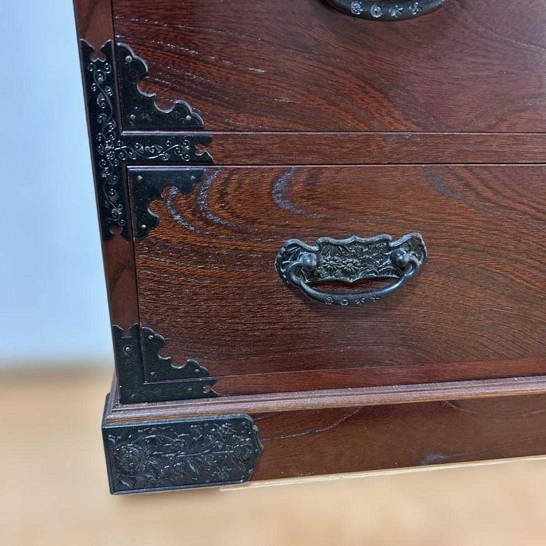 欅箪笥　飛鳥工芸　民芸家具　整理箪笥