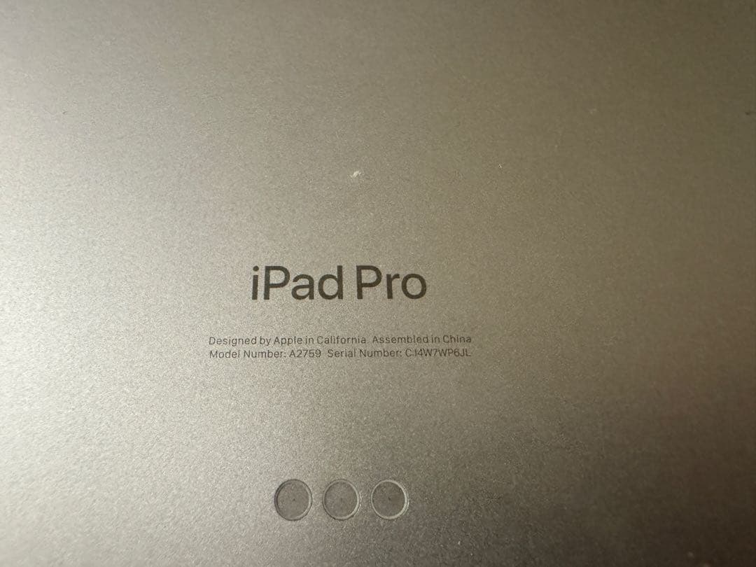 第4世代 iPad Pro 11インチ M2 128GB シルバー A2759