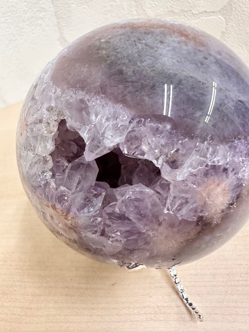 高品質！　アメジスト　ブルーアゲート　フラワーアゲート　笑口　スフィア　虹入