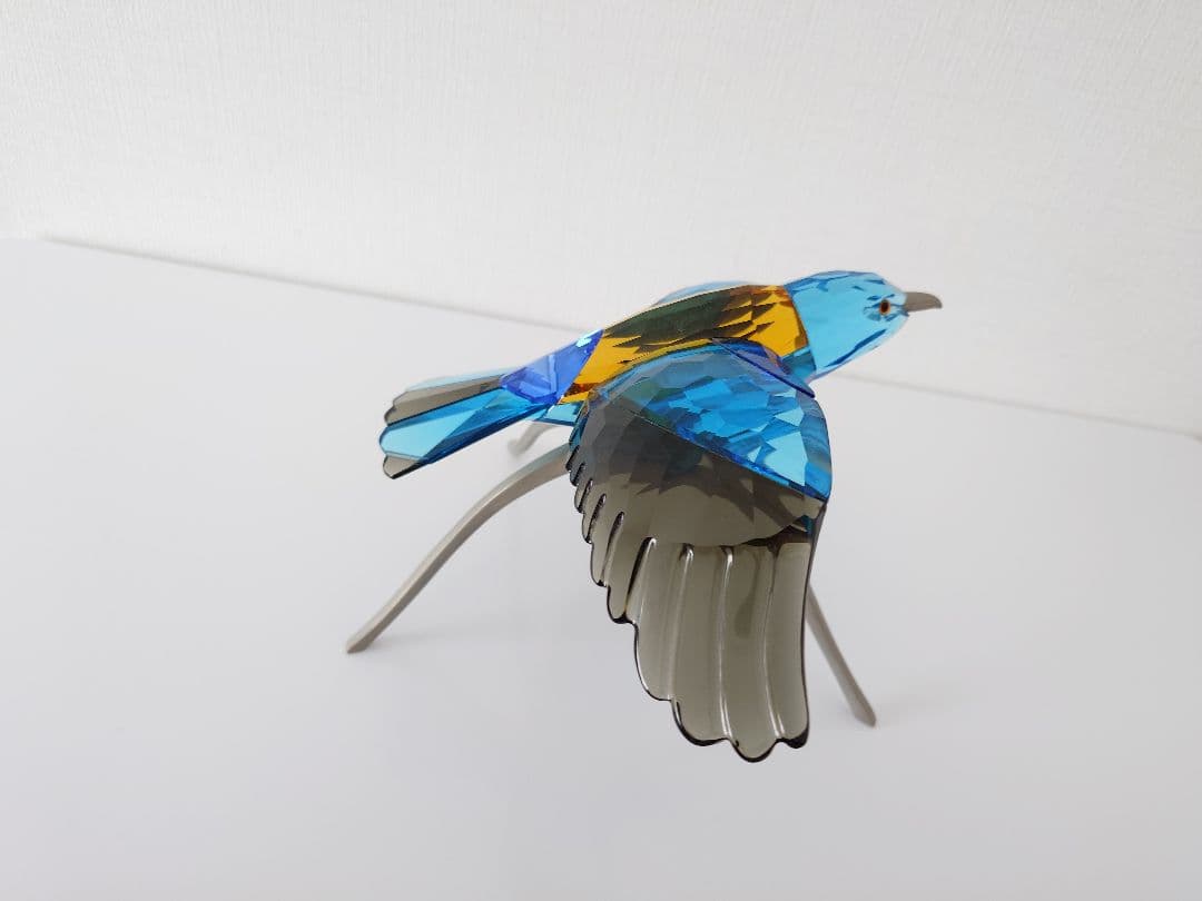 スワロフスキー　ローラーカナリア置物