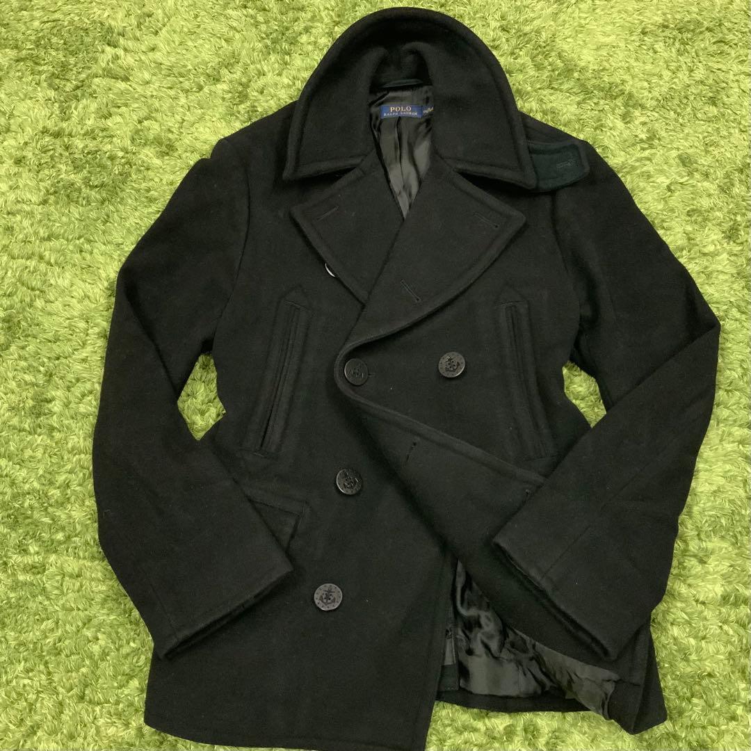 名作 10ボタン 13スター ピーコート ポロ ラルフローレン メンズM