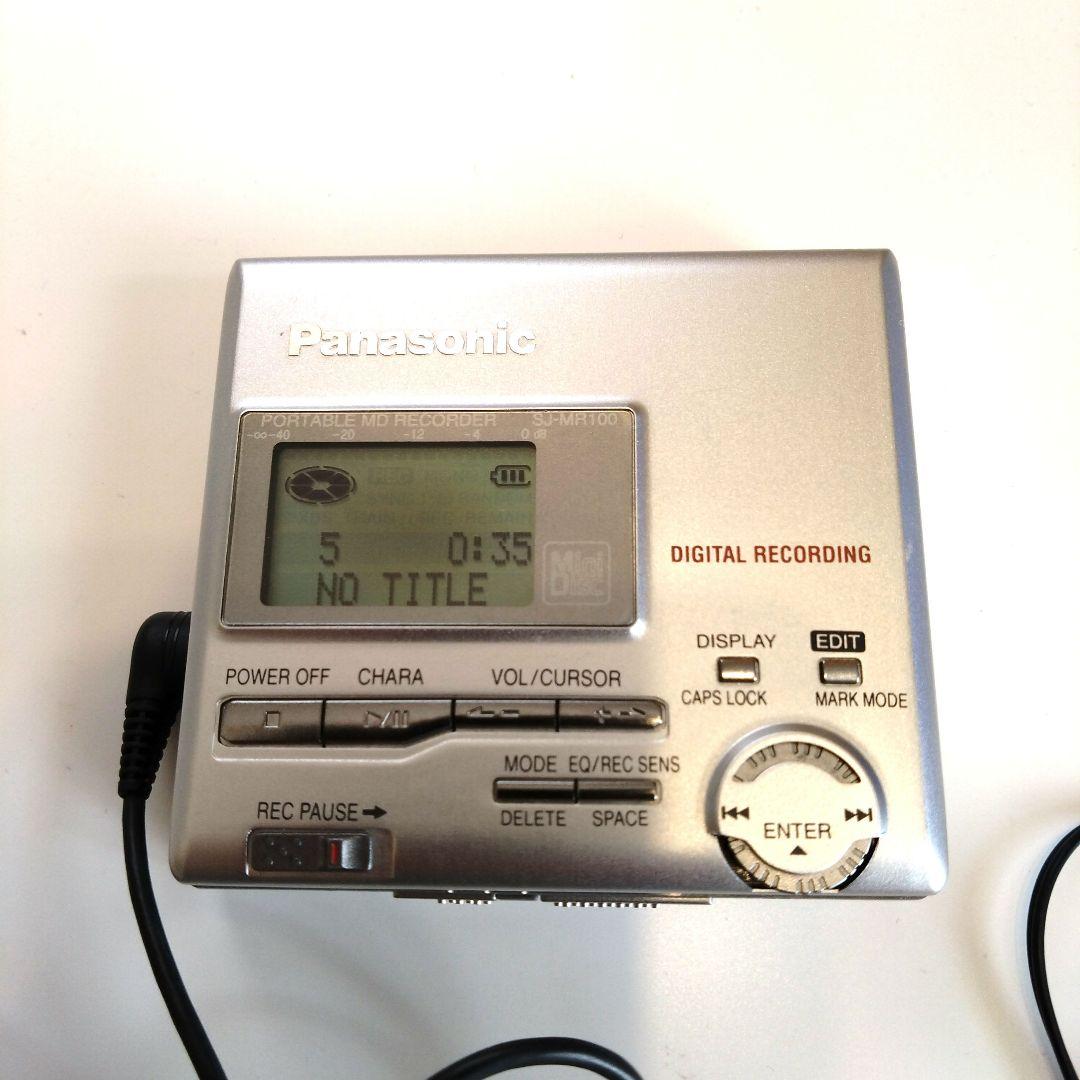Panasonic ポータブルMDレコーダー[ SJ-MR100]