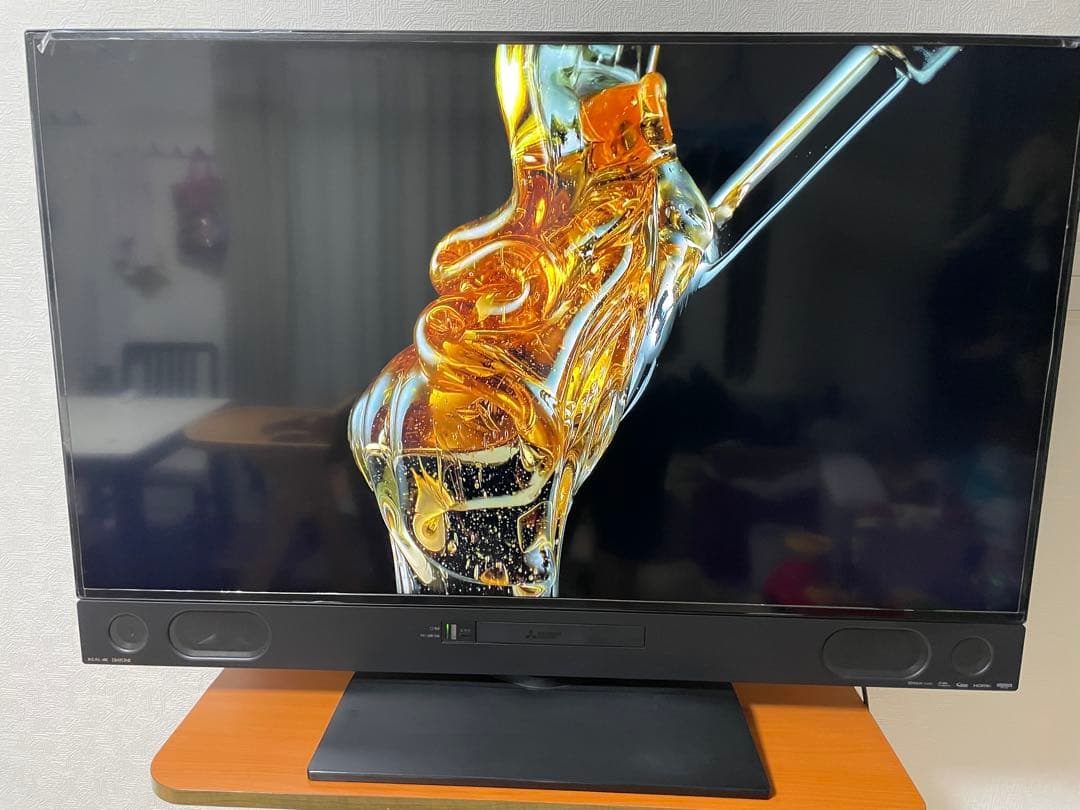 美品　三菱50型4Kブルーレイ&HDD2番組同時録画ユーチューブ可2019年製