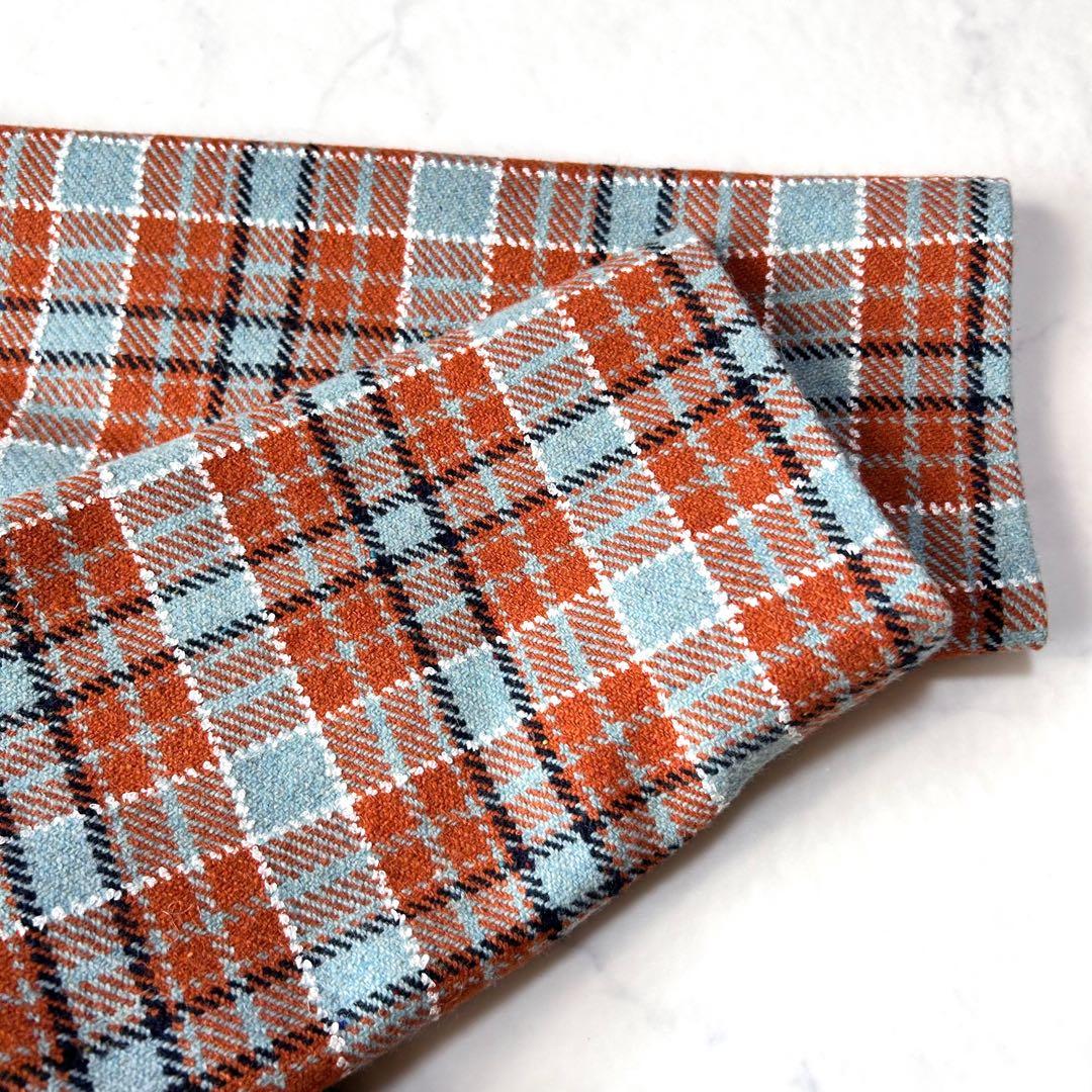 新品タグ付き アトリエドゥサボン チェックウール テーラードジャケット コート