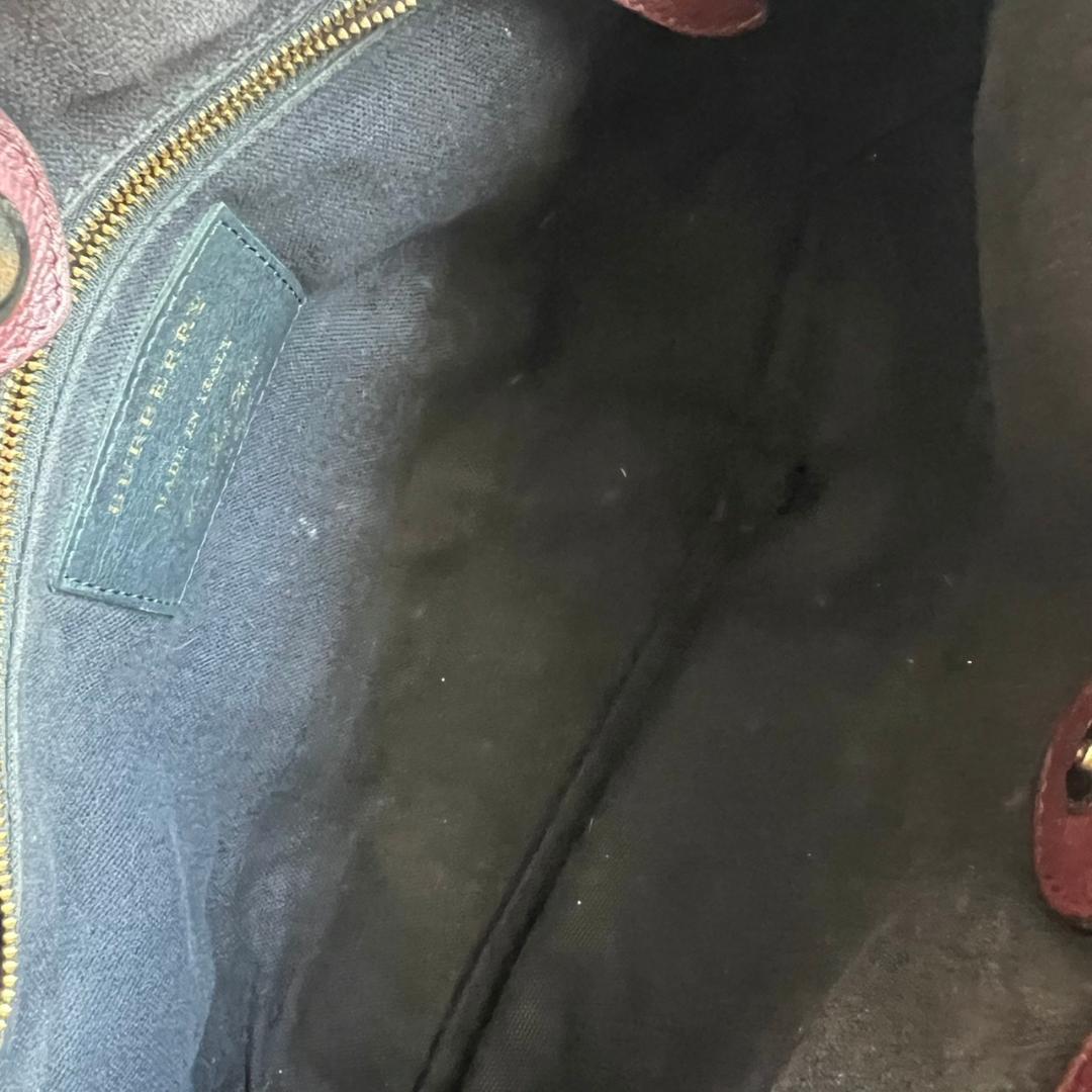 ⭐️BURBERRY⭐️バーバリー バナーバッグ ミディアム ボルドー レザー