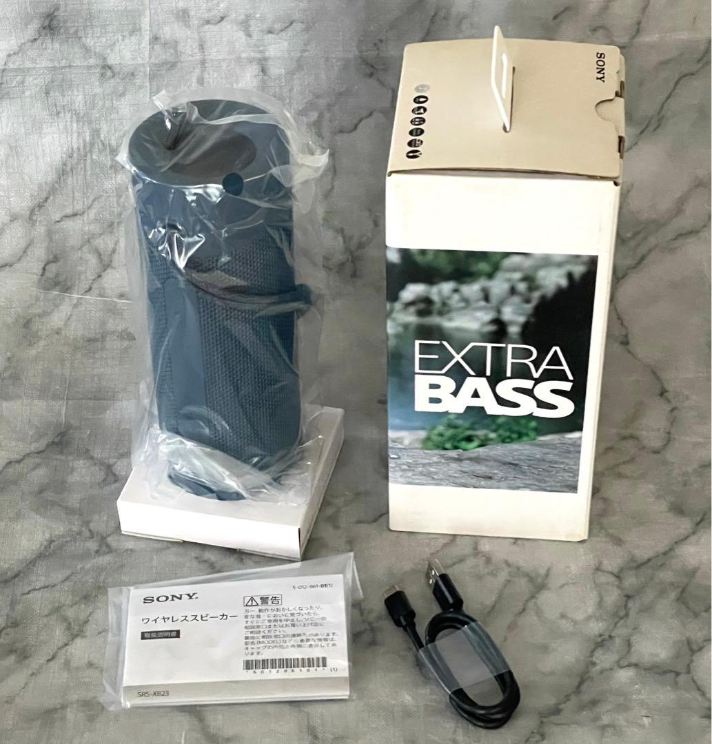 新品未使用　ソニー SRS-XB23 B ワイヤレスポータブルスピーカー