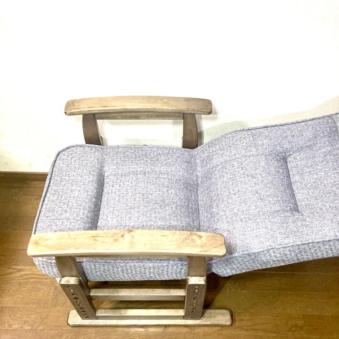 【良品✨】エムール ポケットコイル高座椅子 グレー