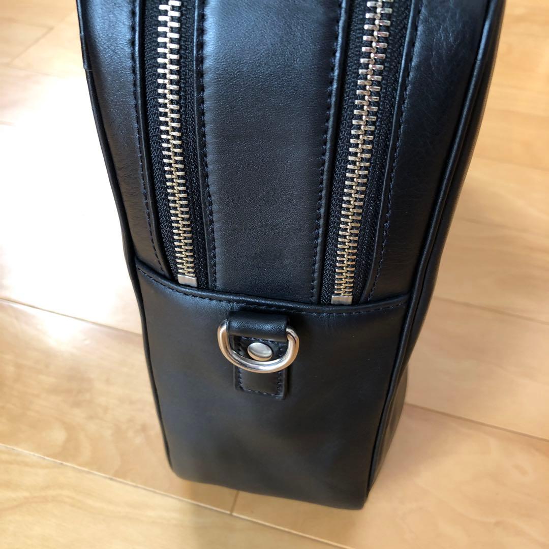 黒 レザービジネスバッグ　ビジネスレザーファクトリー