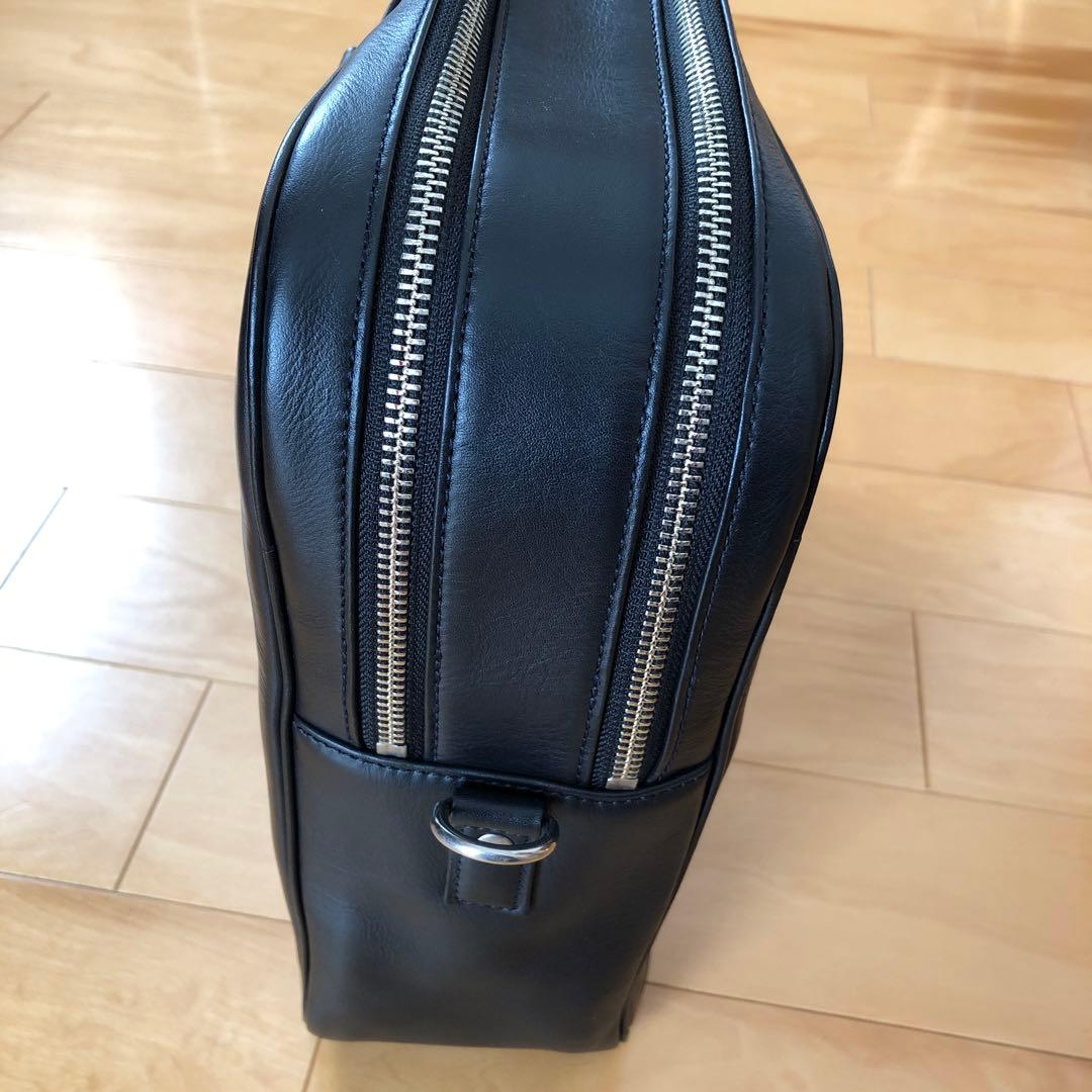 黒 レザービジネスバッグ　ビジネスレザーファクトリー