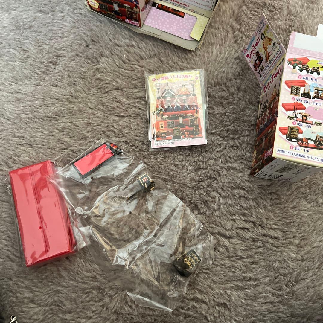 ミニチュアRE-MENT ひな祭り 雛人形 8箱入り