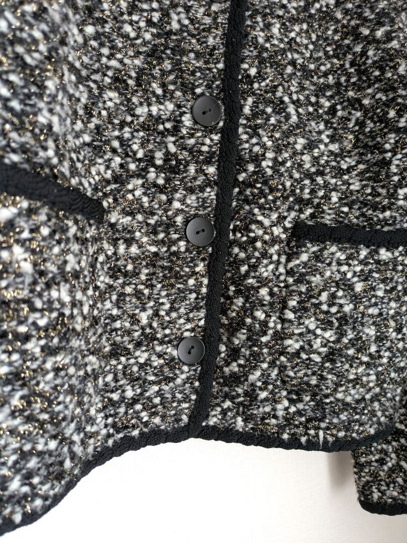 今季美品*定価7.5万 theory luxe ツイードニットジャケット 38