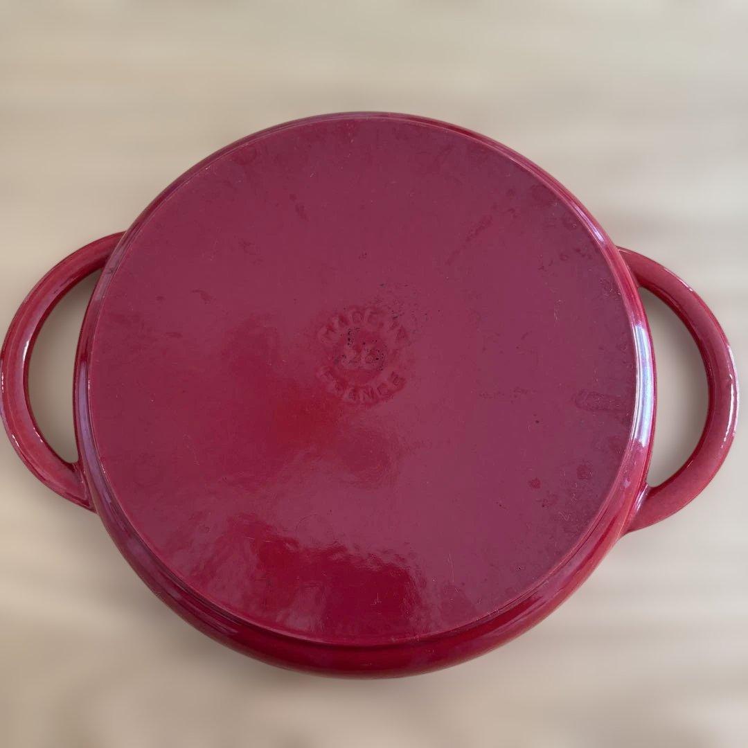 ストウブ　グリルパン 26cm チェリー　蓋なし　美品