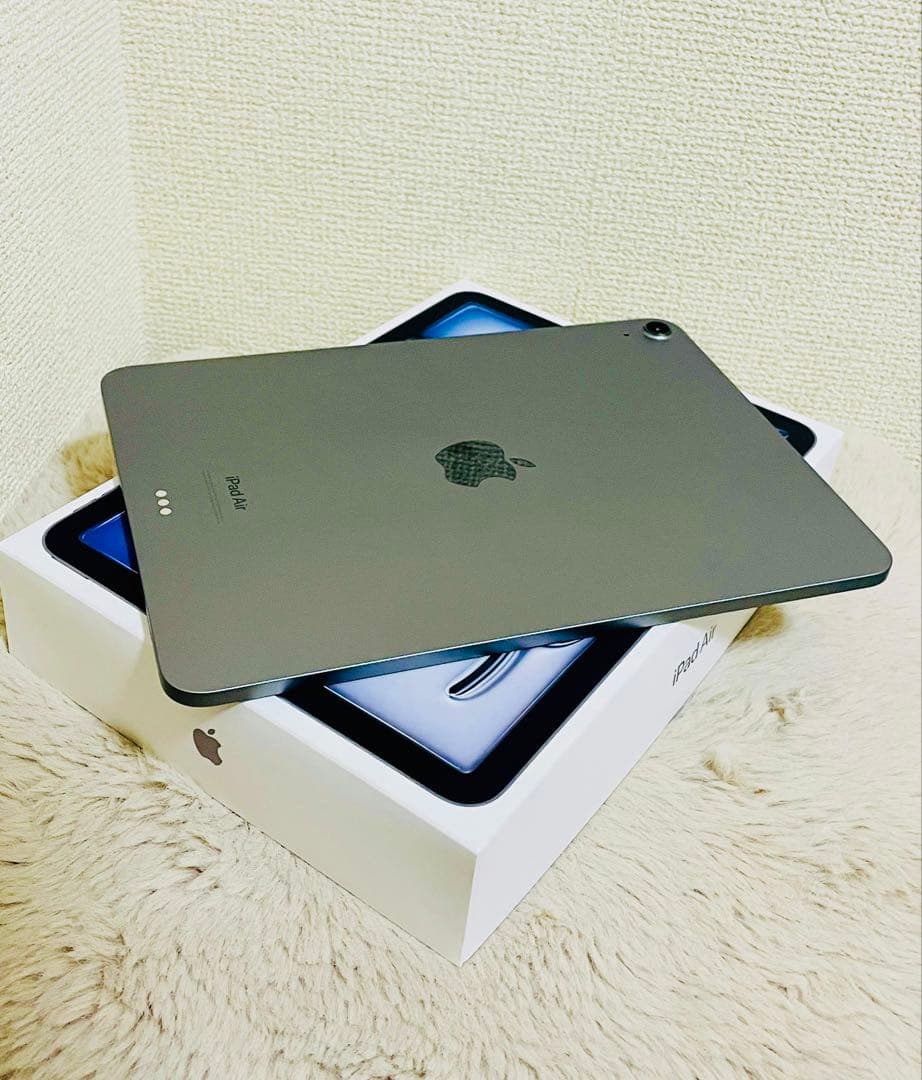 Apple iPad Airスペースグレー 本体 強化ガラス + iPadケース