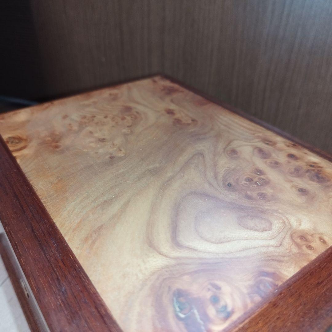 【美品】AGRESTI ジュエリーボックス 2段 宝石箱 鍵付き イタリア製