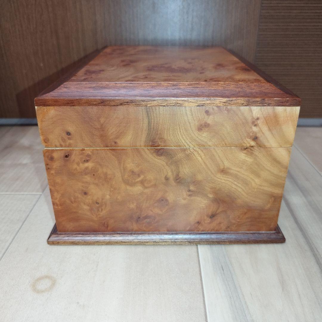 【美品】AGRESTI ジュエリーボックス 2段 宝石箱 鍵付き イタリア製