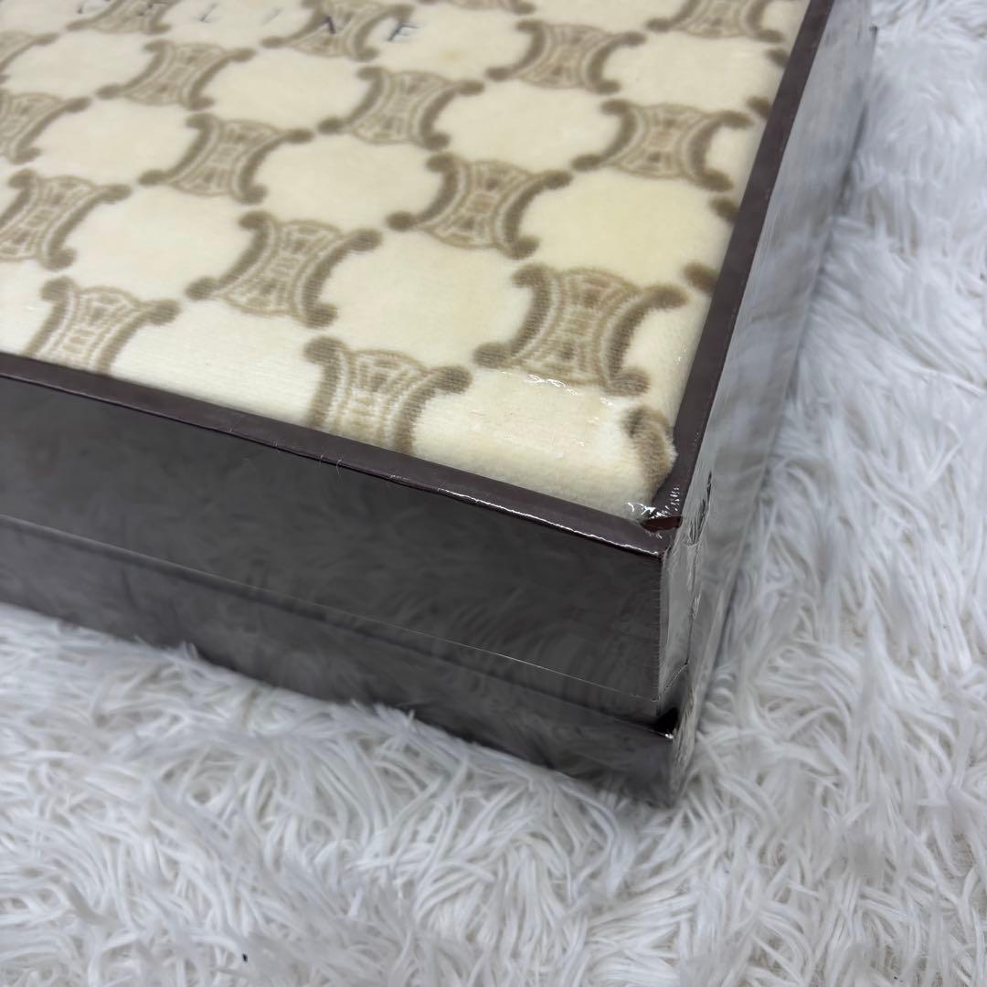 【未使用・保管品】CELINE セリーヌ マカダム総柄　綿毛布　2セット✨