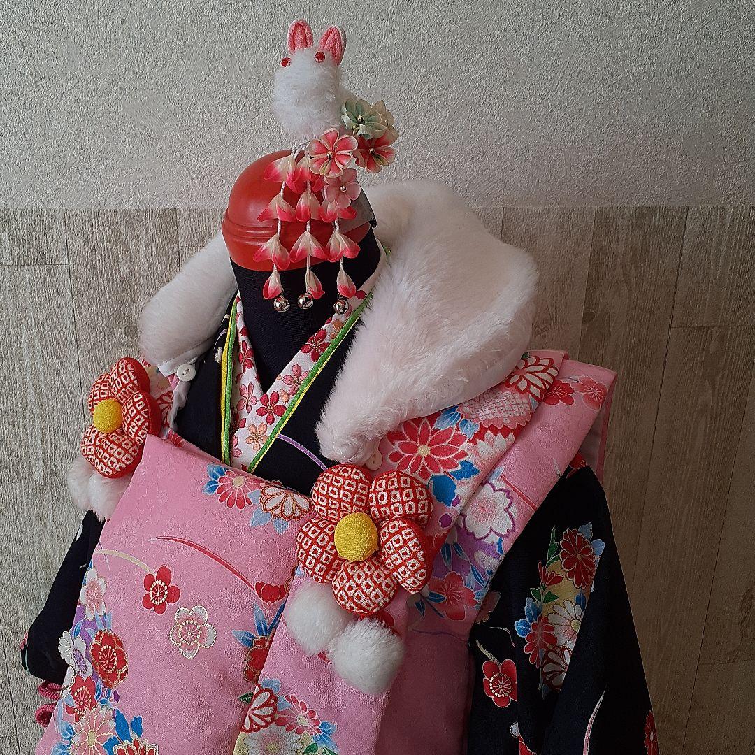 七五三 女の子 3歳 ふわふわうさぎちゃん