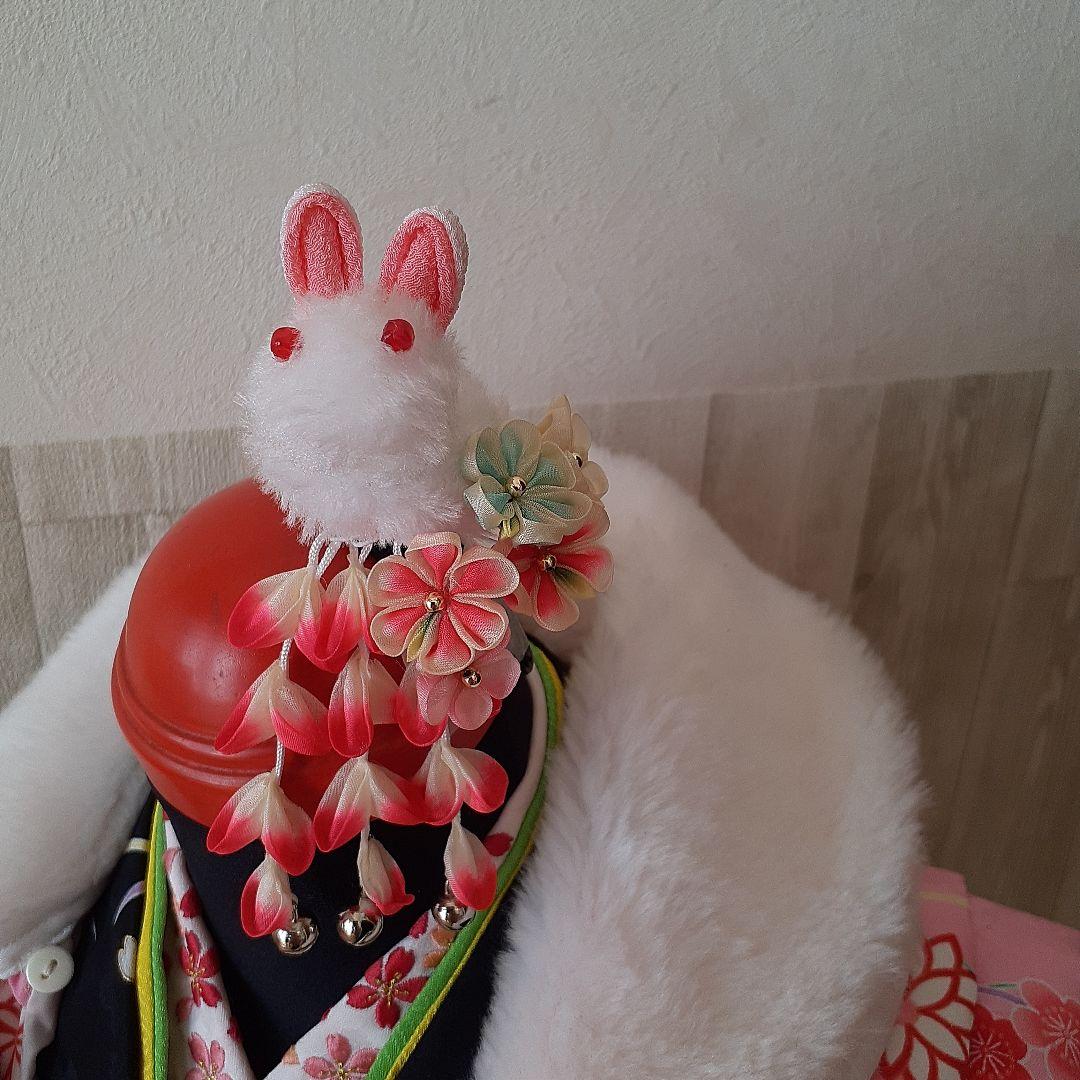 七五三 女の子 3歳 ふわふわうさぎちゃん