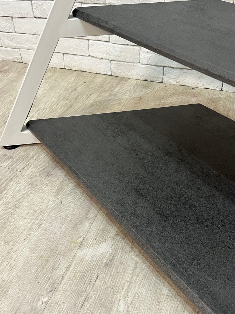 【東京都内23区配送無料】テレビ台　コーナー　スタンド　TV ボード　角　白