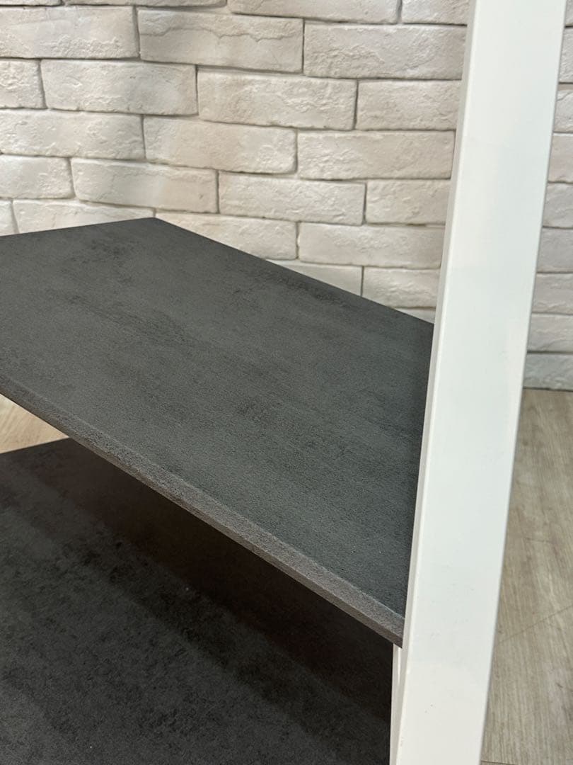 【東京都内23区配送無料】テレビ台　コーナー　スタンド　TV ボード　角　白