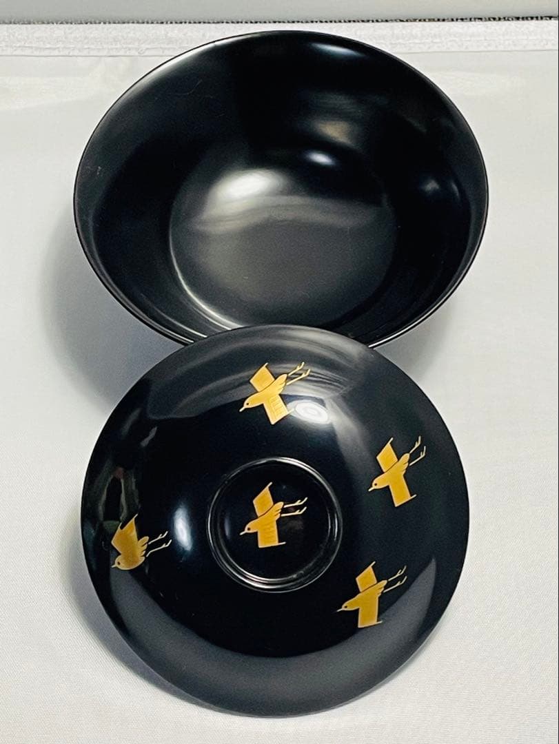 明治期輪島塗蒔絵お椀五客セット