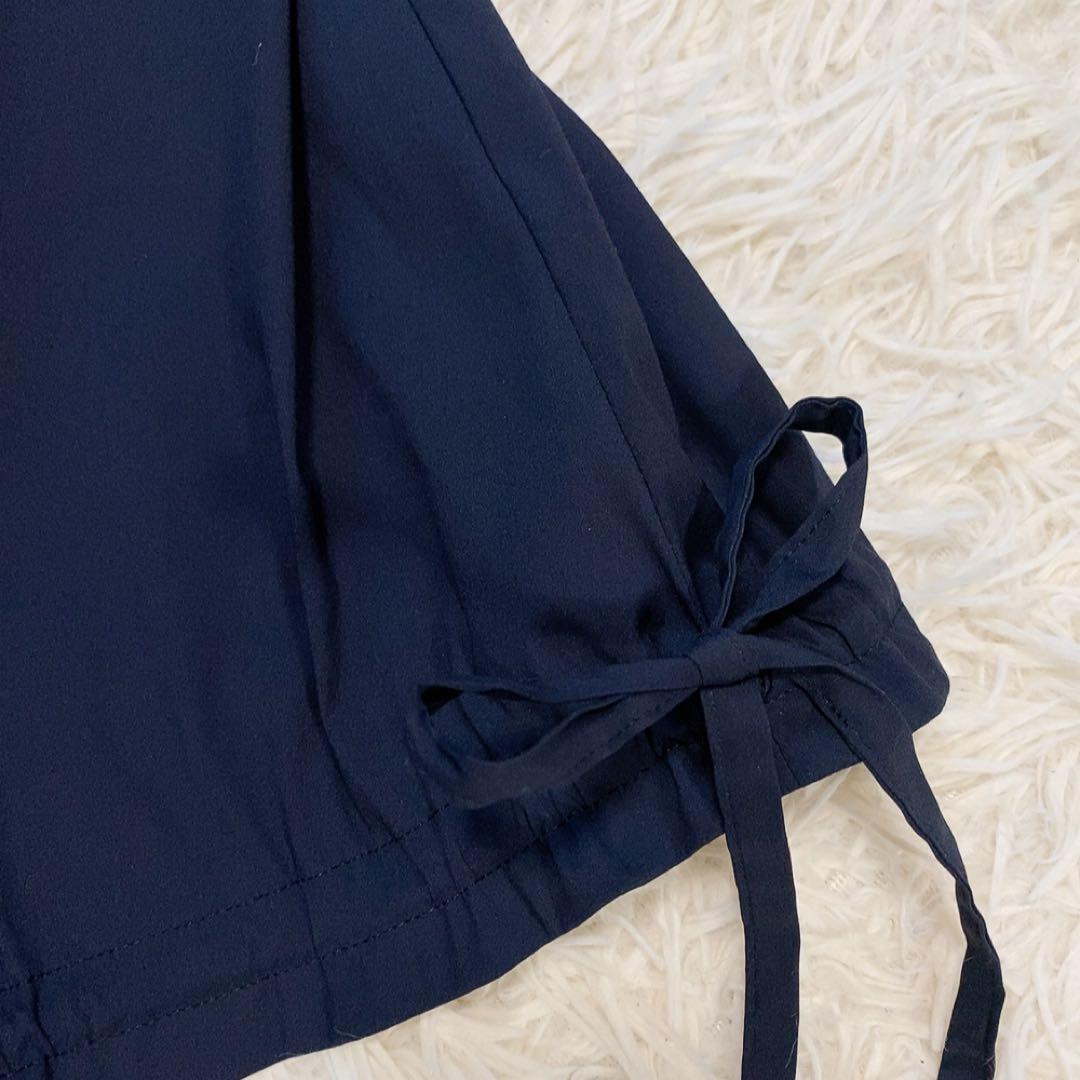 【美品】レリアン 中村江里子 大きいサイズ ギャザーブラウス バルーンスリーブ