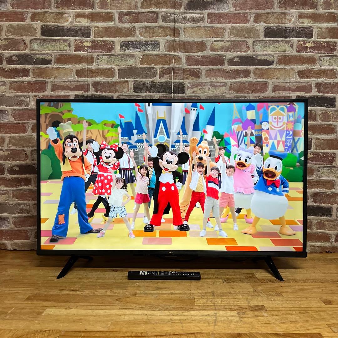 TCL 43V型4K 液晶テレビ スマートテレビ 43P615 動画配信アプリ○