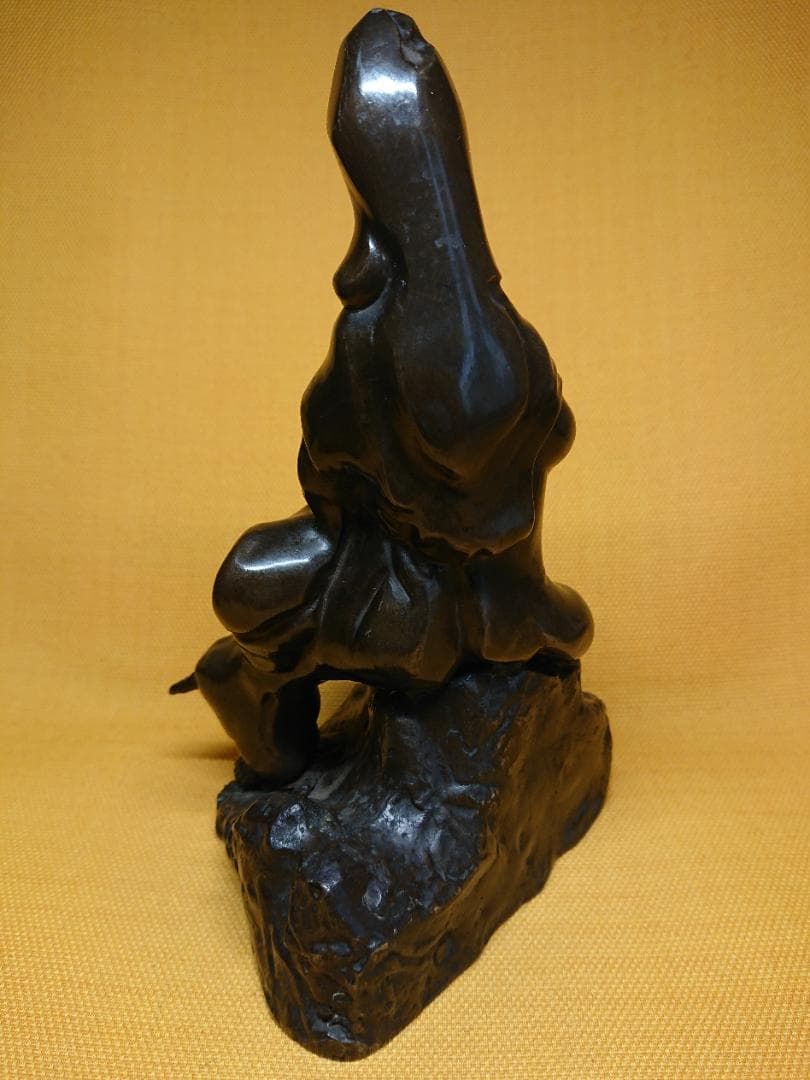 【美品】仏教美術　観音　仏像　銅製　置物　インテリア　工芸品　美術品　A3059