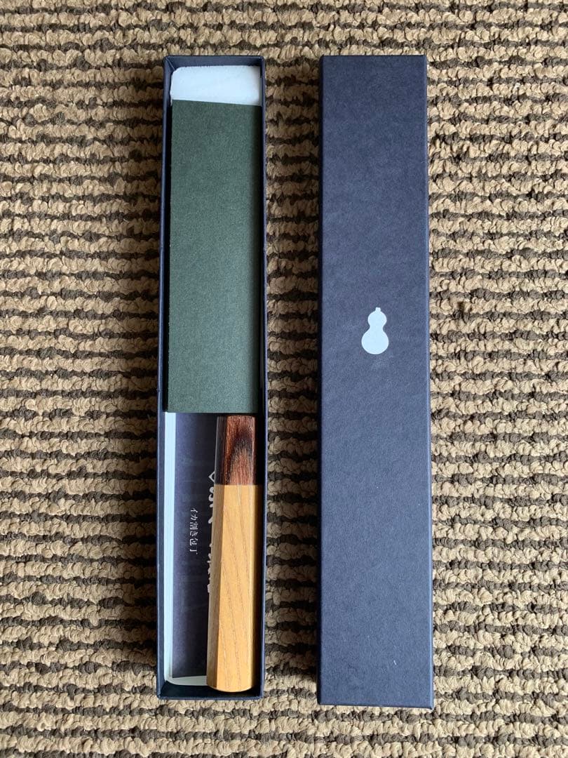 キッチン 「別注」ふくべ鍛冶 / SHINBU イカ割き包丁 小出刃両刃 野鍛冶