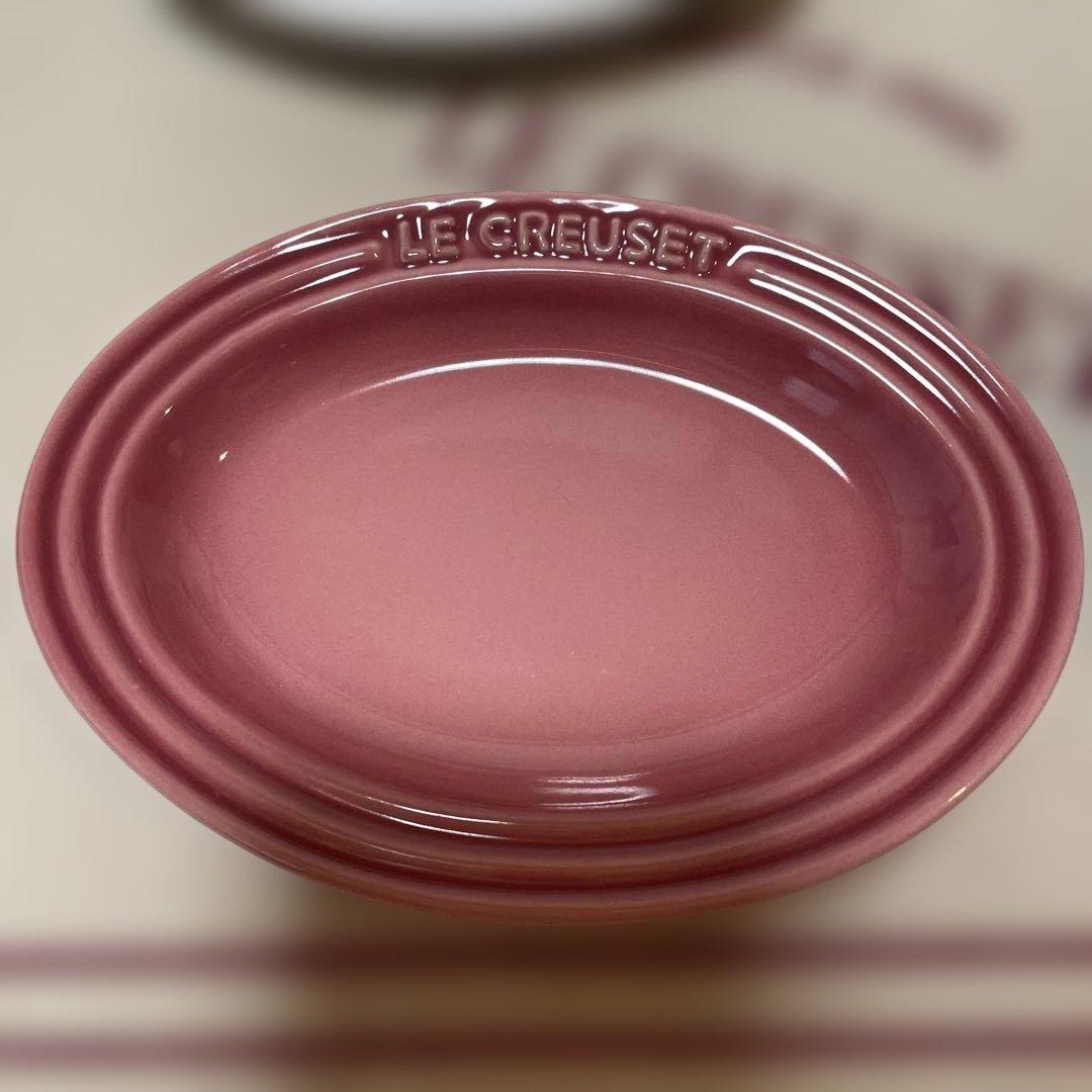 《新品》LE CREUSET ミニオーバルプレート 2箱 10枚