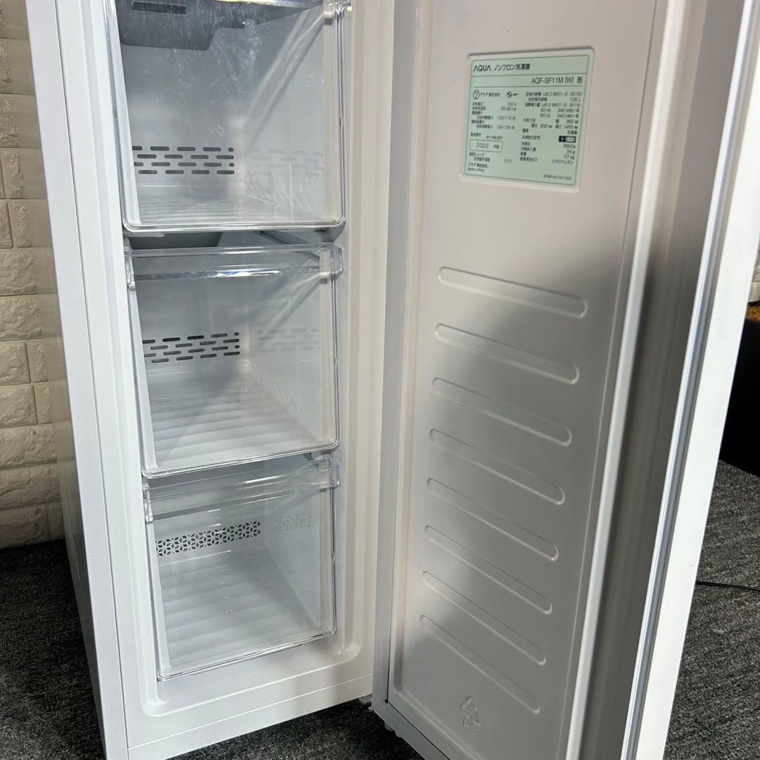 AQUA 冷凍庫 AQF-SF11M (W) 105L 2022年製 C064