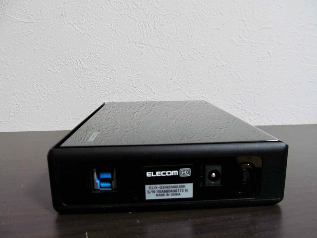 SeeQVault対応外付HDD★ELD-QEN2040UBK／4TB★