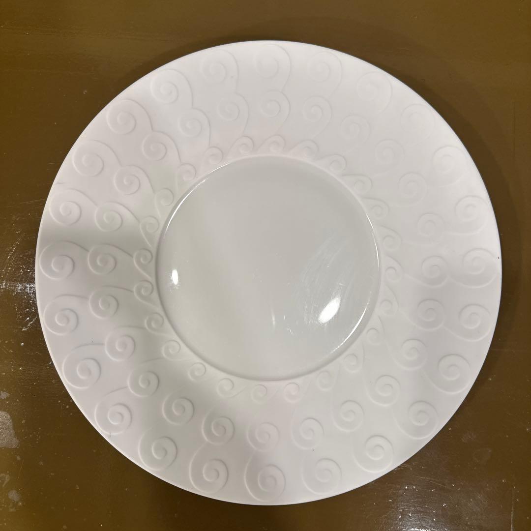 JL Coquet Borne Spirale 皿 ホワイト