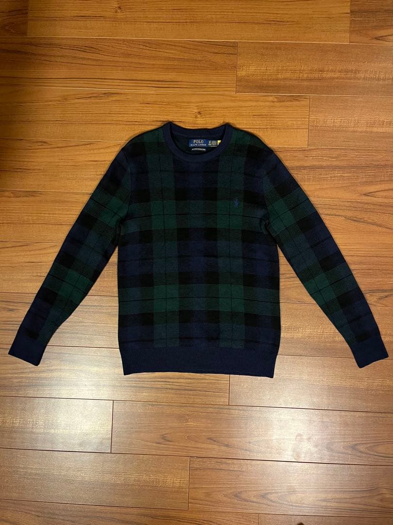 Polo Ralph Laurenラルフローレン チェック柄ウォッシャブルニット