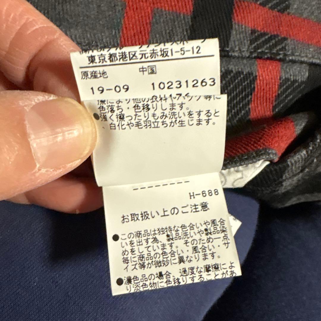 【美品】PEARLY GATES チェック柄パンツ 黒/赤