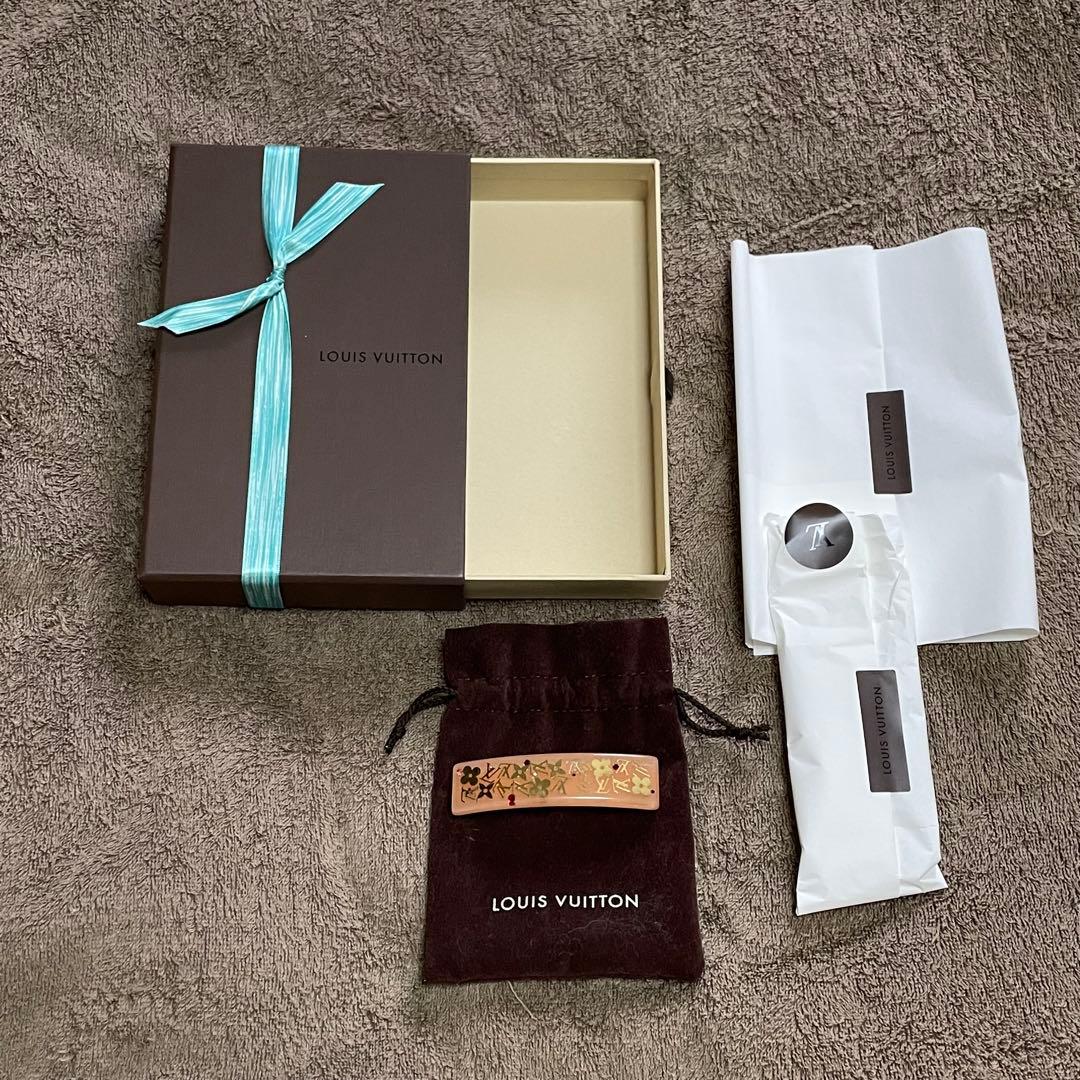 【正規品】Louis Vuitton クルーズライン バレッタ・ピンク・箱付き