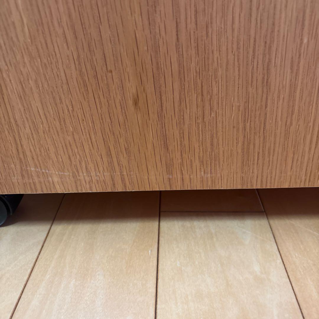 無印良品　無垢材デスクキャビネット　オーク材　学習机