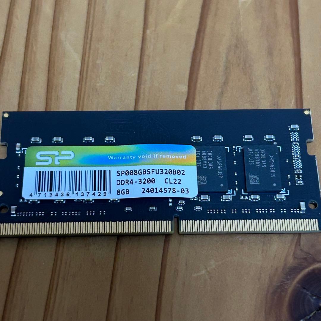 シリコンパワー ノートPC用 DDR4-3200 8GB×2枚 (16GB)