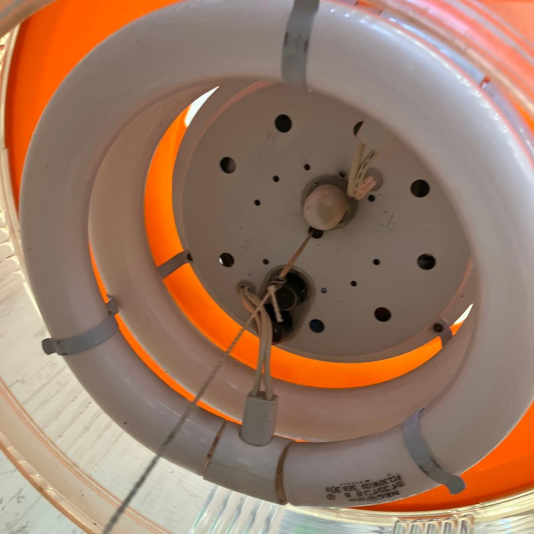 昭和レトロ レトロポップ UFO型ペンダントライト 喫茶店 純喫茶 玉電気蛍光灯